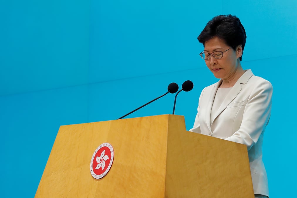 Hong kong: carrie lam dit avoir entendu le message de la population