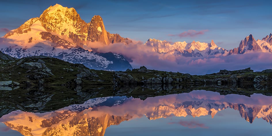 Les Alpes françaises.
