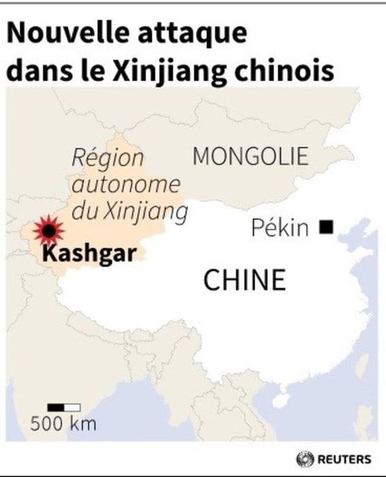 Treize tués lors d'une attaque dans le Xinjiang chinois