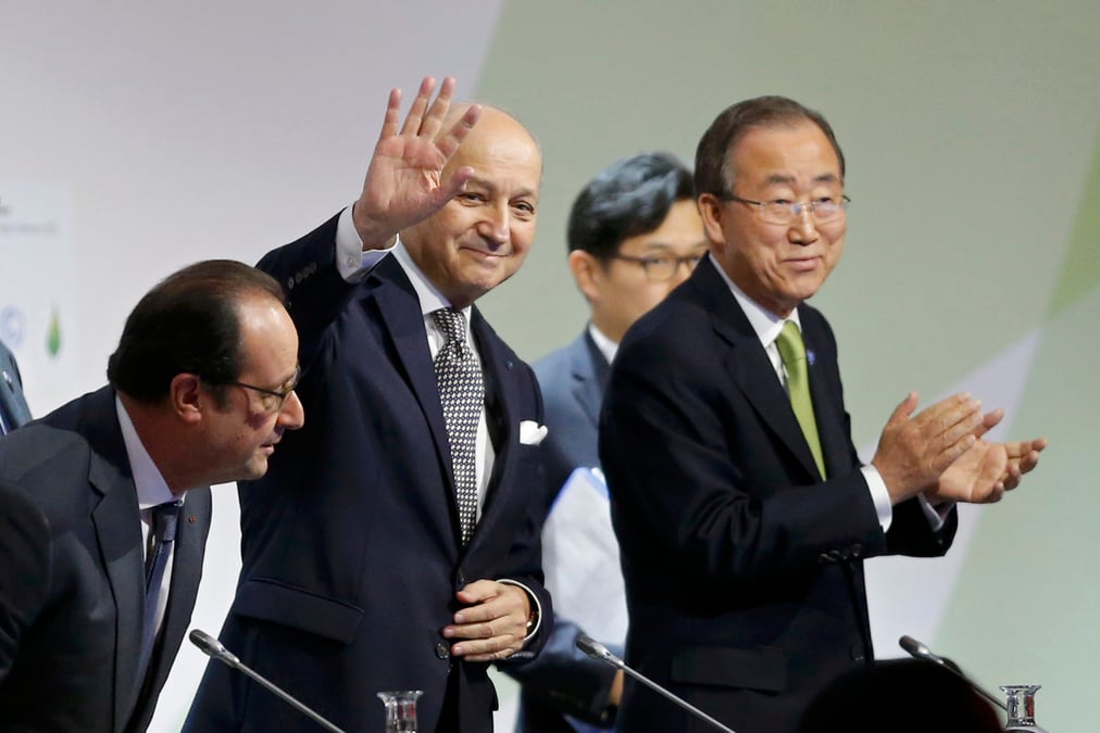 Projet d'accord "ambitieux et equilibre" presente a la cop21