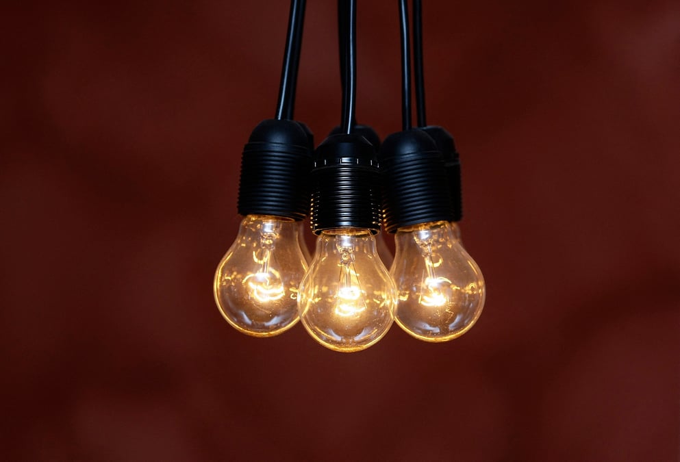 Des ampoules dans un appartement a munich