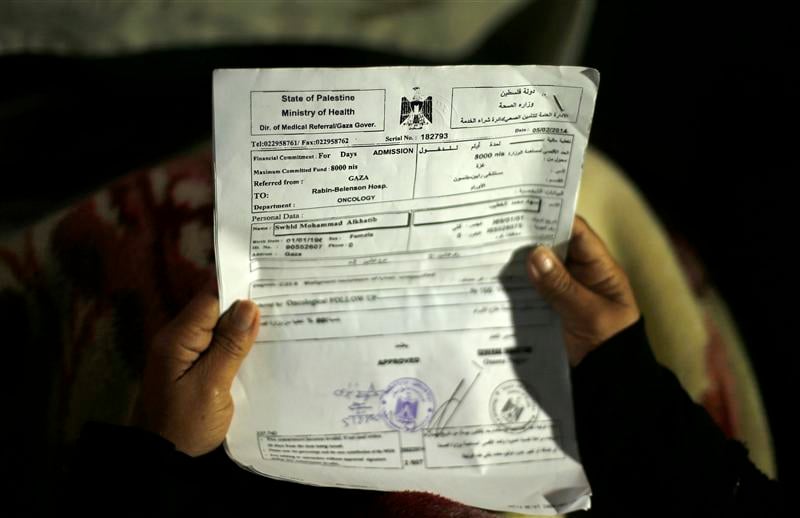 Des malades palestiniens interdits d'entrée en Israël