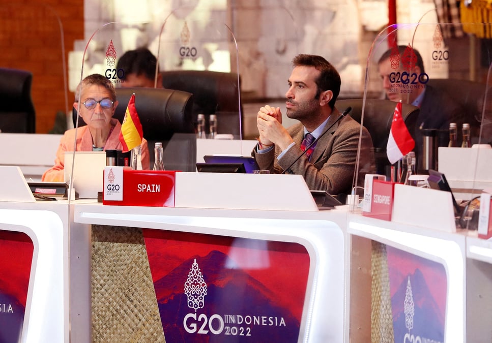 Carlos cuerpo lors d'un sommet du g20