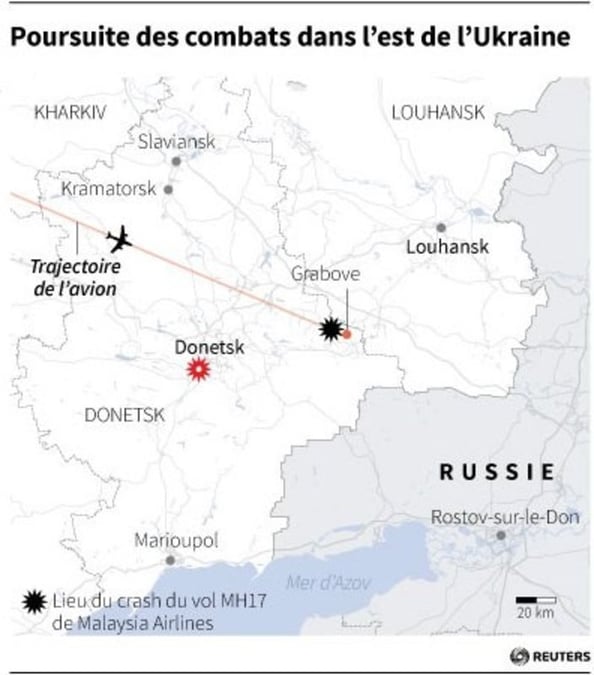Combats à Donetsk, les forces ukrainiennes regagnent du terrain