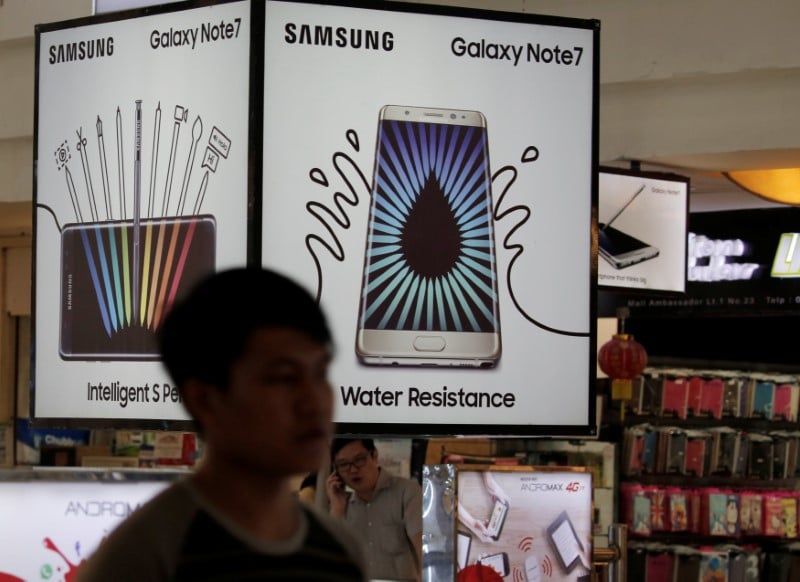 Le note 7 pourrait couter 17 milliards de dollars a samsung