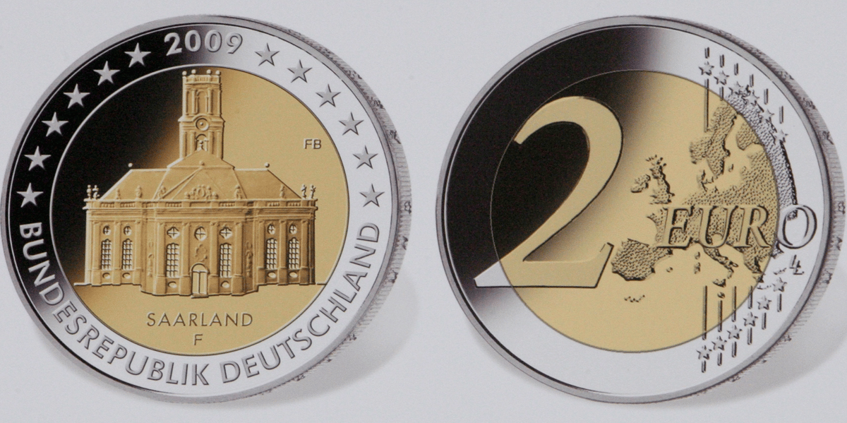 pièce 2 euros allemande
