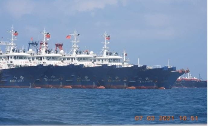 Les usa et les philippines expriment leurs preoccupations concernant des navires chinois