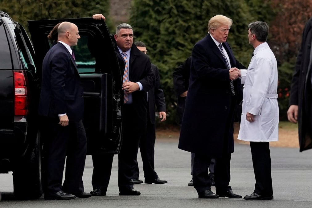 Donald trump en "excellente sante", dit le medecin presidentiel