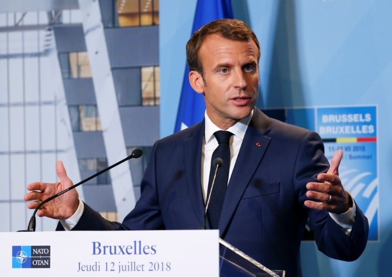 L'otan sort beaucoup plus forte du sommet de bruxelles selon macron