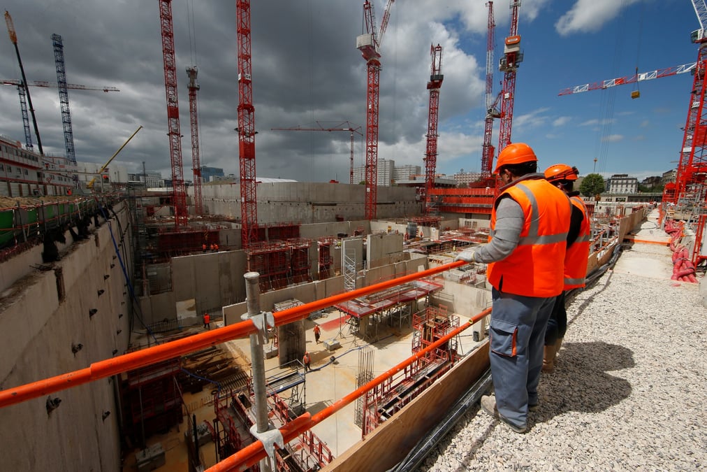 Tribunal, Paris, chantier, BTP, ouvriers, ZAC Clichy-Batignolles, béton,