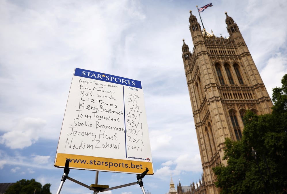 Grande-bretagne: cinq candidats a la succession de johnson vont s'affronter lors de debats televises