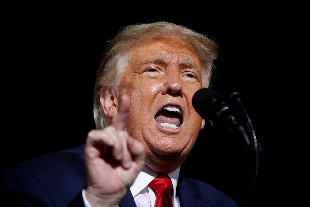 Usa: trump denonce l'attitude des democrates a propos du plan de relance