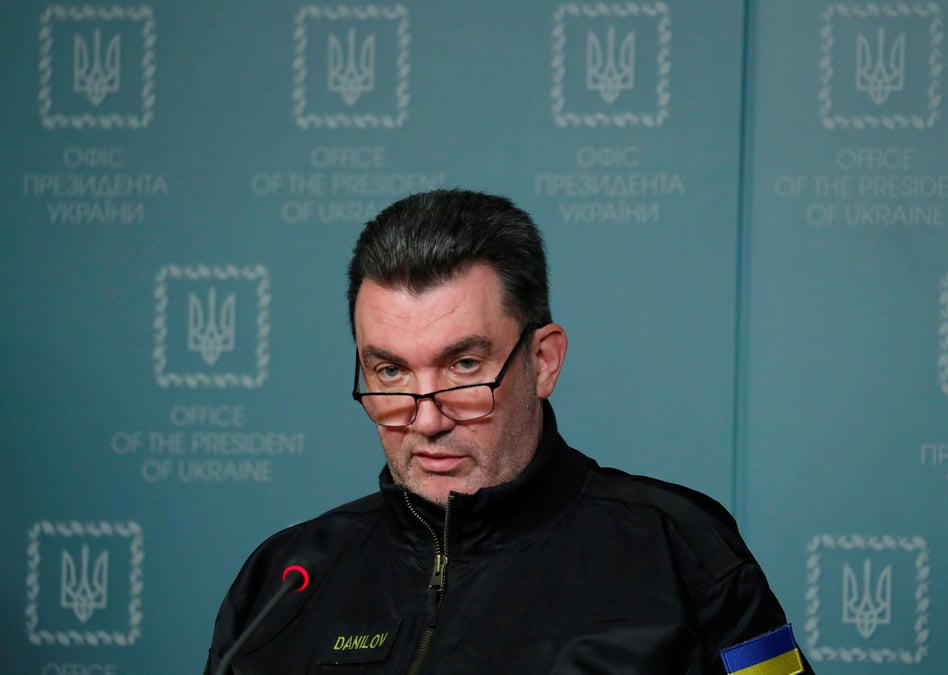 Photo d'oleksi danilov, secretaire general du conseil national de securite et de defense de l'ukraine