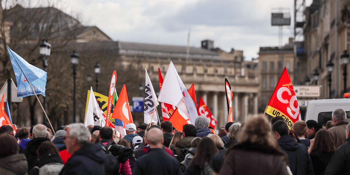 À Bordeaux, l'intersyndicale a plusieurs fois réuni des dizaines de milliers de personnes pour protester contre la réforme des retraites.