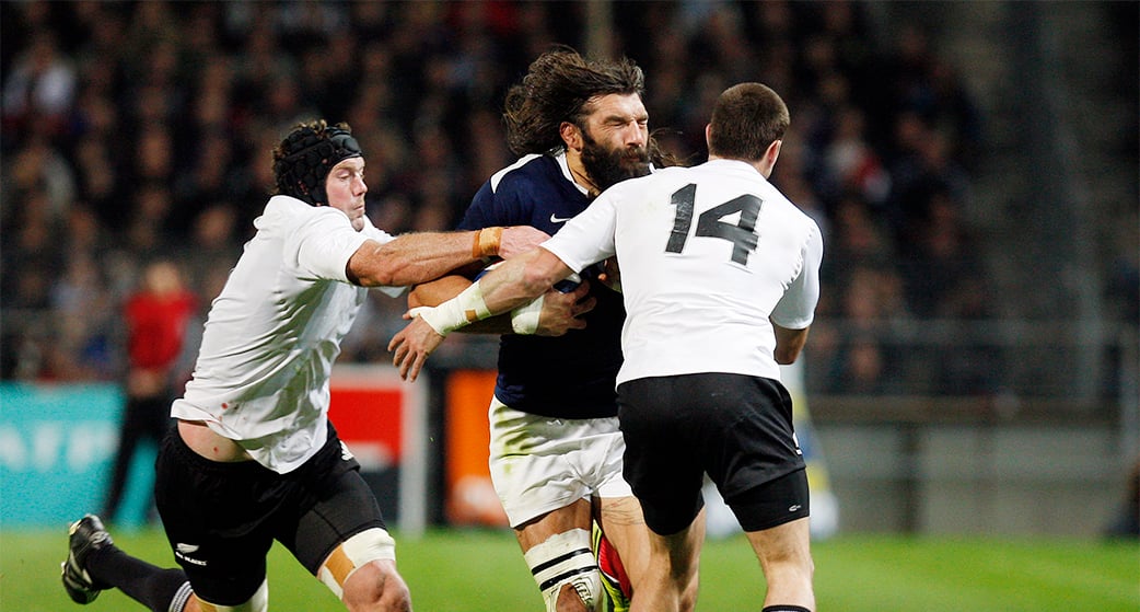 L’ancien deuxième ou troisième ligne Sébastien Chabal assure qu’il ne garde aucun souvenir de la naissance de sa fille.