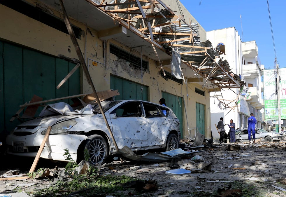 Attentat a la voiture piegee a mogadiscio