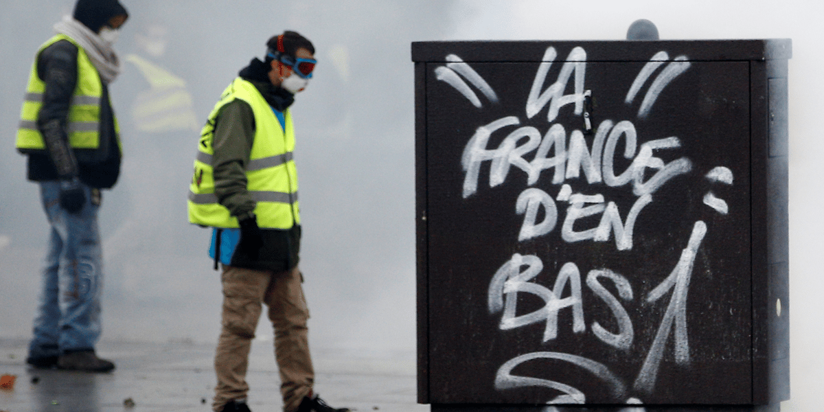 Des "gilets jaunes" veulent une sortie a la crise