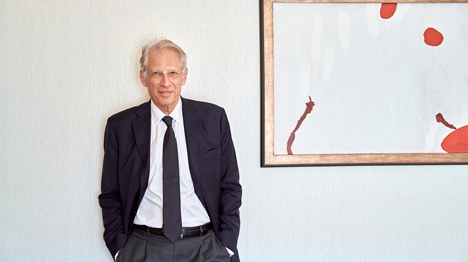 Dominique de Villepin s'adresse à la rédaction de La Tribune Dimanche, ce samedi 12 avril 2025, dans une période de flou pour l'Europe.