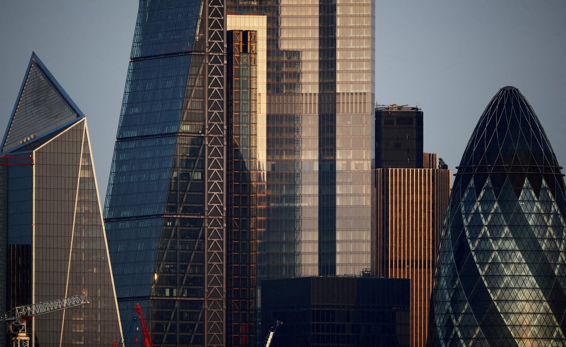 Le quartier financier de londres