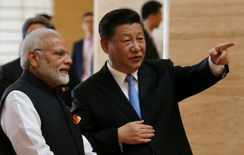 Le premier ministre indien en chine