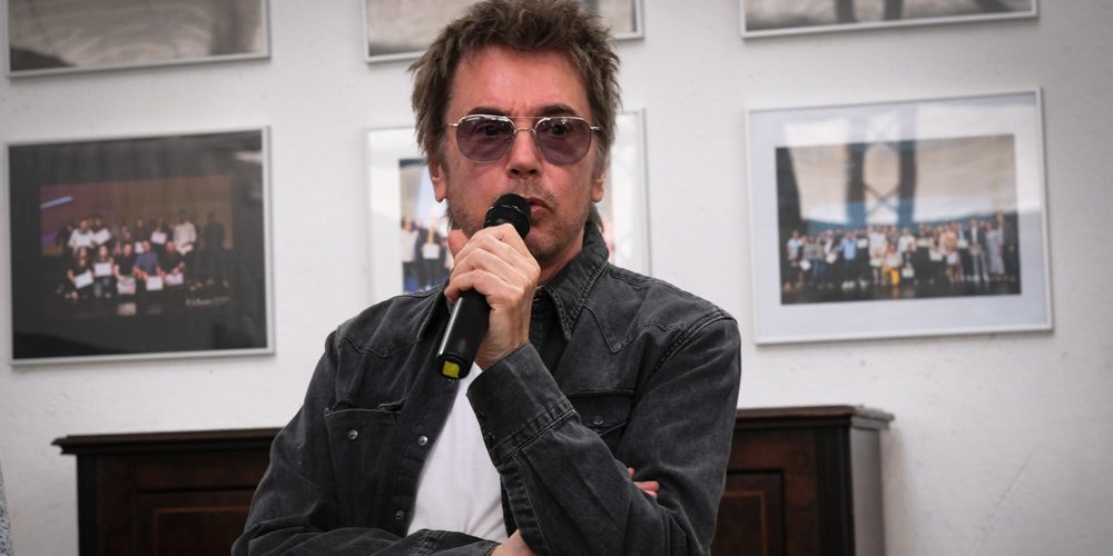 L'auteur-compositeur français Jean-Michel Jarre était dans les Pyrénées-Orientales le 23 mai pour parler de Métavers
