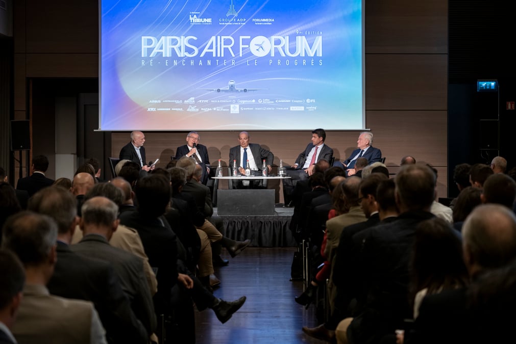 Paris Air Forum Coopérations européennes Dassault Aviation Airbus Helicopters DGA Sénat