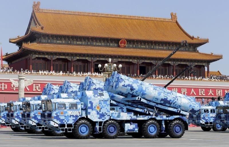 La chine a presque double ses exportations d'armes en cinq ans