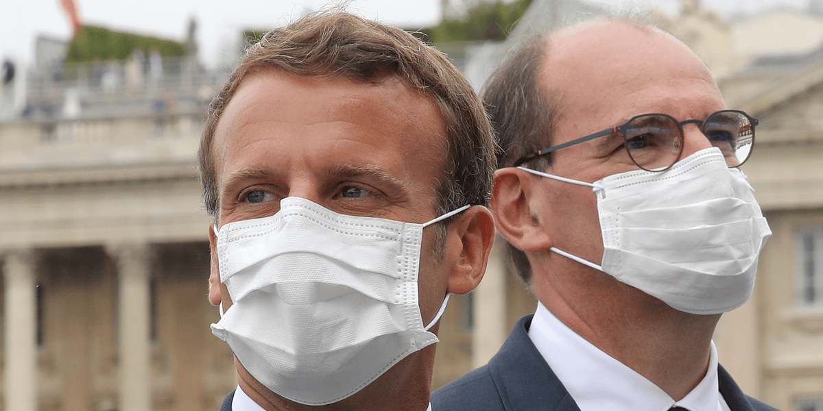 Le Premier ministre Jean Castex en présence du président Emmanuel Macron, lors de la traditionnelle cérémonie du 14 juillet
