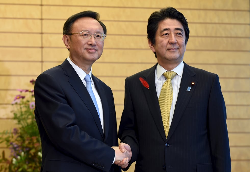 Chine et japon jouent l'apaisement dans leurs relations