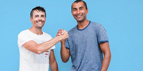 Sylvain Morel et Fred Diaw, COO et CEO de Sportihome.