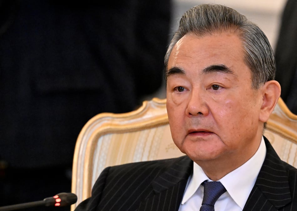 Russia's foreign minister sergei lavrov meets with china's top diplomat wang yi in moscow