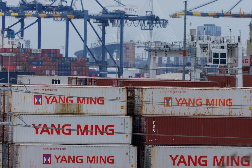 Des conteneurs d’expédition en provenance de Chine, au port de Los Angeles. (photo d'illustration)