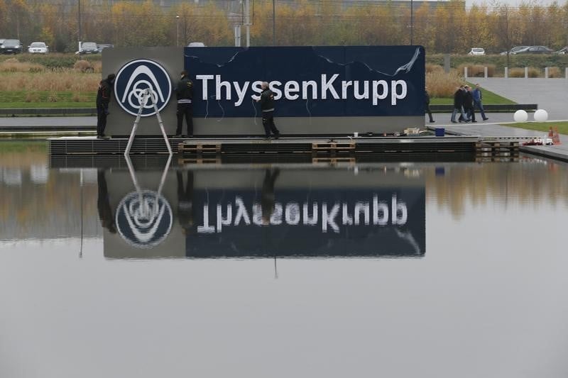 Thyssenkrupp releve sa prevision de benefice annuel
