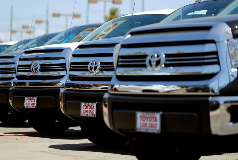 Rappel de 1,6 million de vehicules toyota aux etats-unis