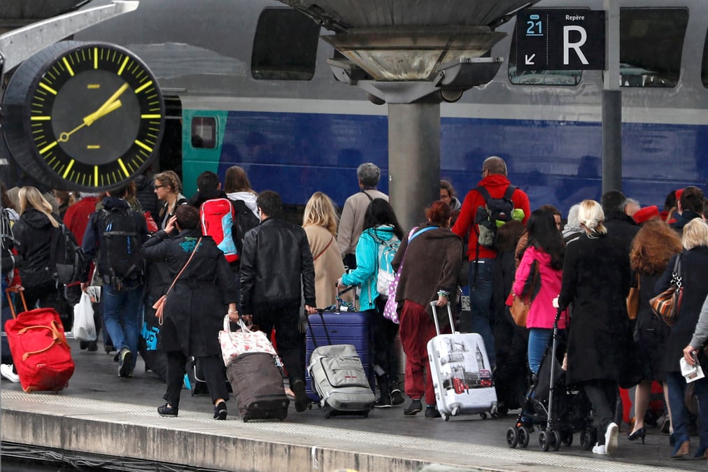 Le mouvement de greve dans les transports marque le pas