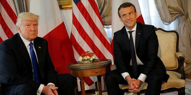 macron trump