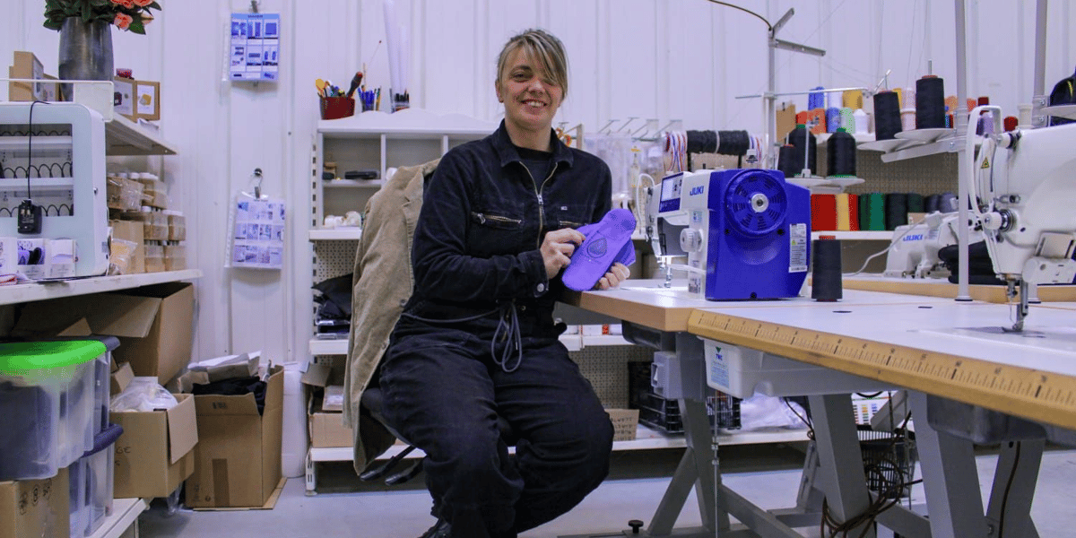 Ingrid Walbrou, fondatrice de la marque La Belle Absorbante.