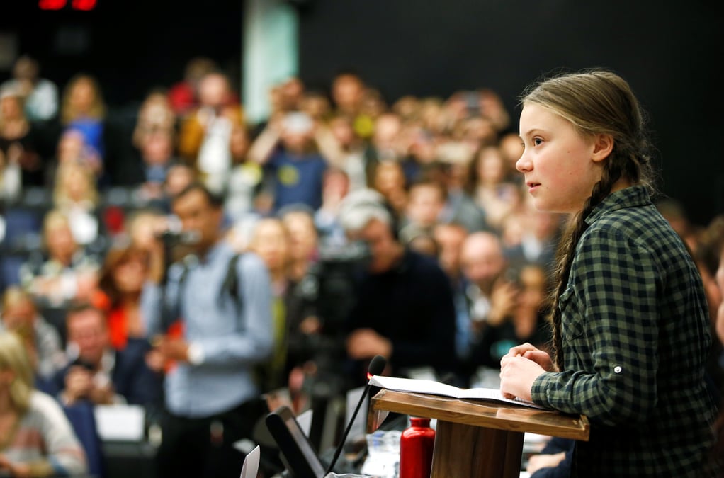 Notre-dame, metaphore de la planete pour greta thunberg