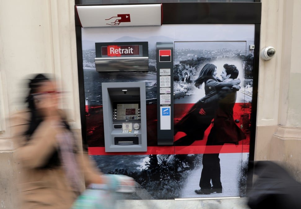 DAB, Société Générale, socgen, distributeur de billets, ATM, banque,