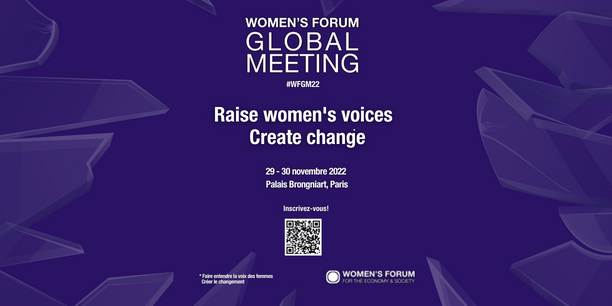 Il est temps d’agir pour l’égalité femmes-hommes ! Le Women’s Forum se tiendra les 29 et 30 novembre prochains au Palais Brongniart.