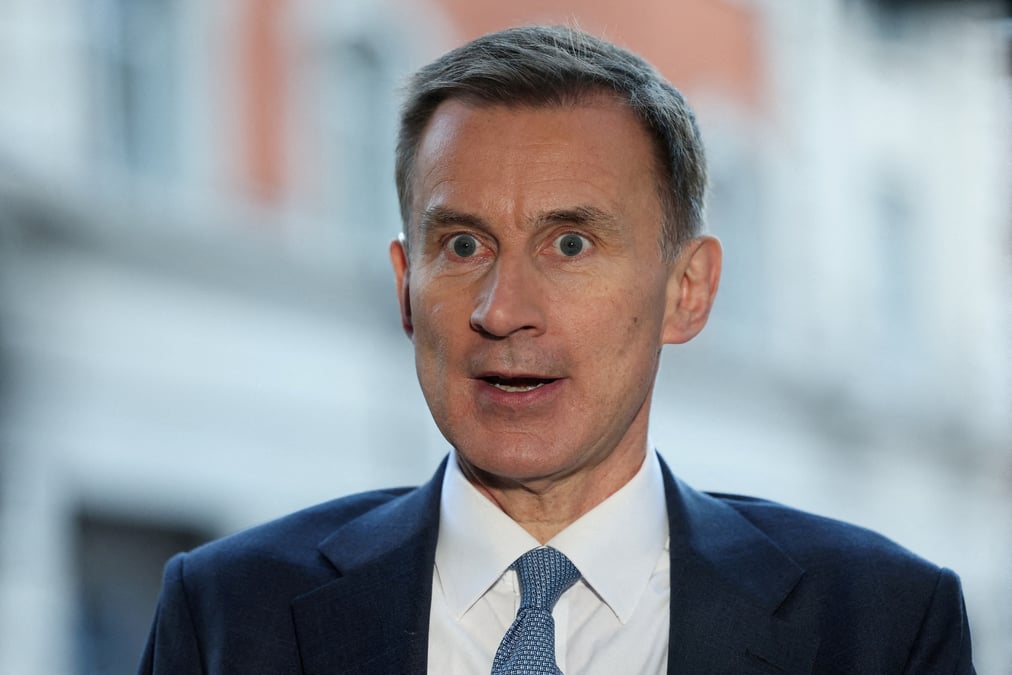 Le ministre britannique des finances, jeremy hunt