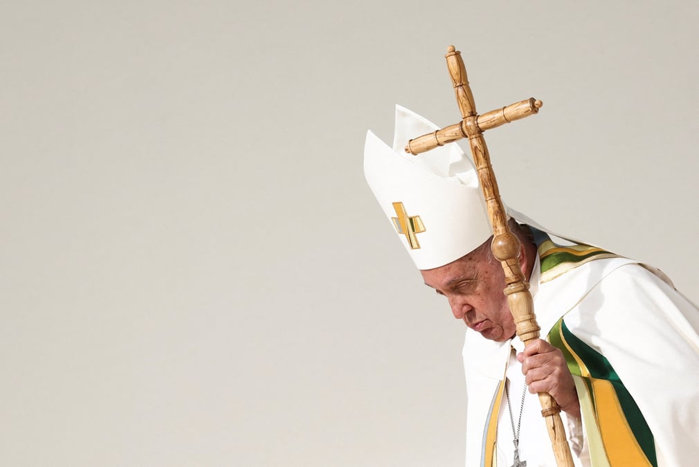 Pope francis visits belgium