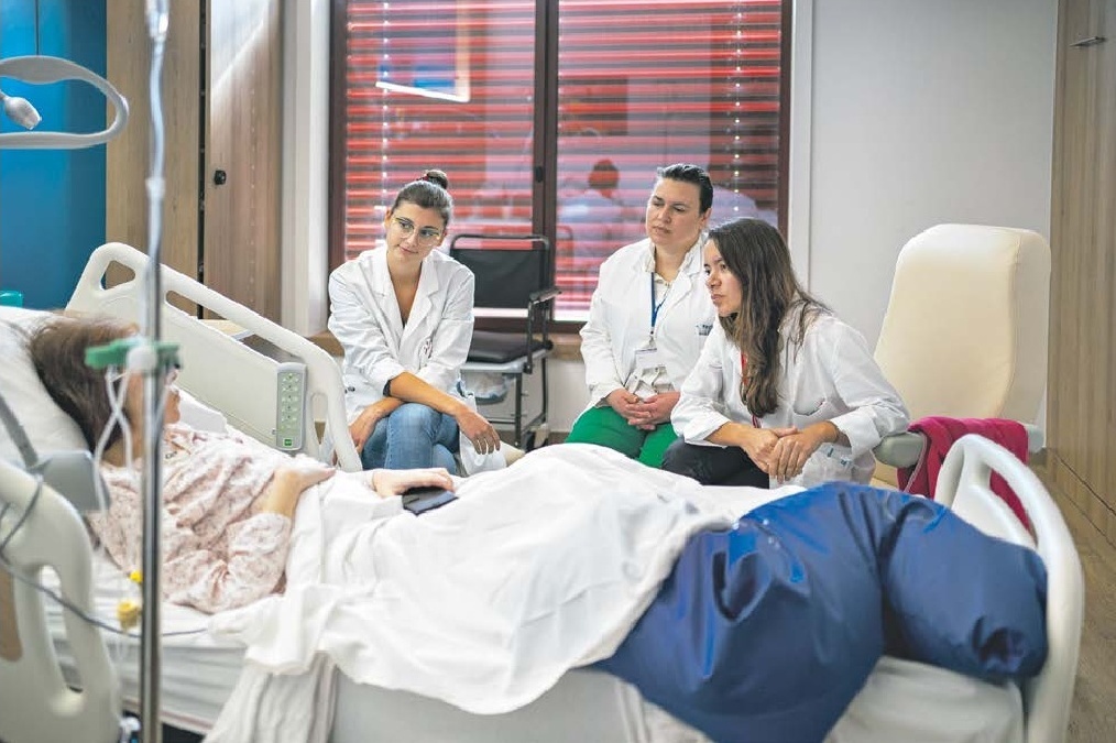 Service de soins palliatifs de l’hôpital privé du Grand Narbonne à Montredondes-Corbières, dans l’Aude.