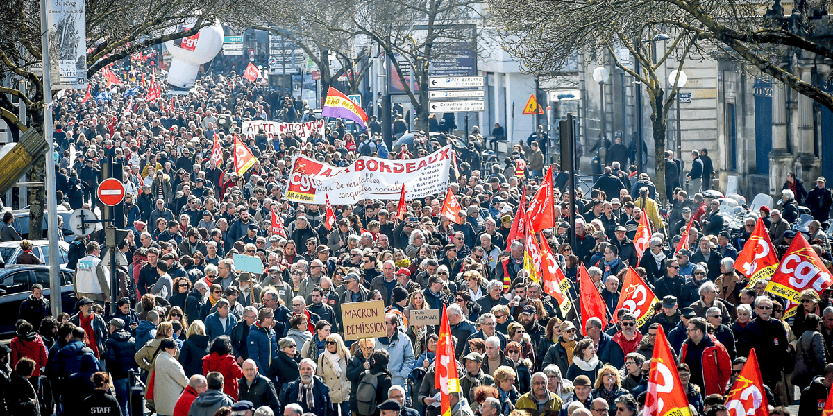 Manifestation fonction publique Bordeaux
