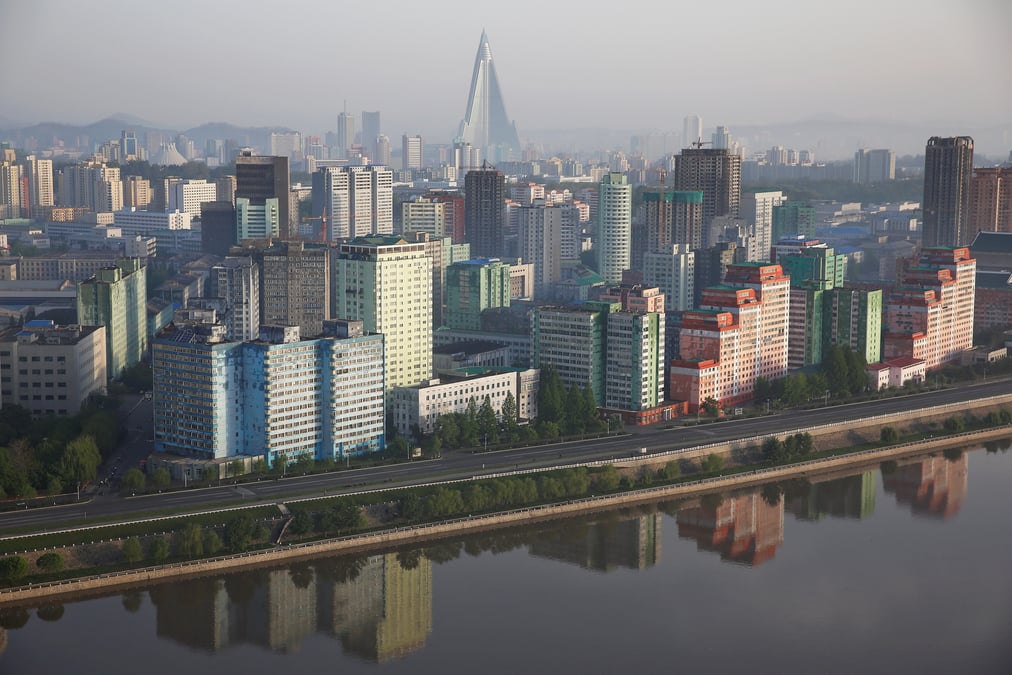 Le centre de pyongyang