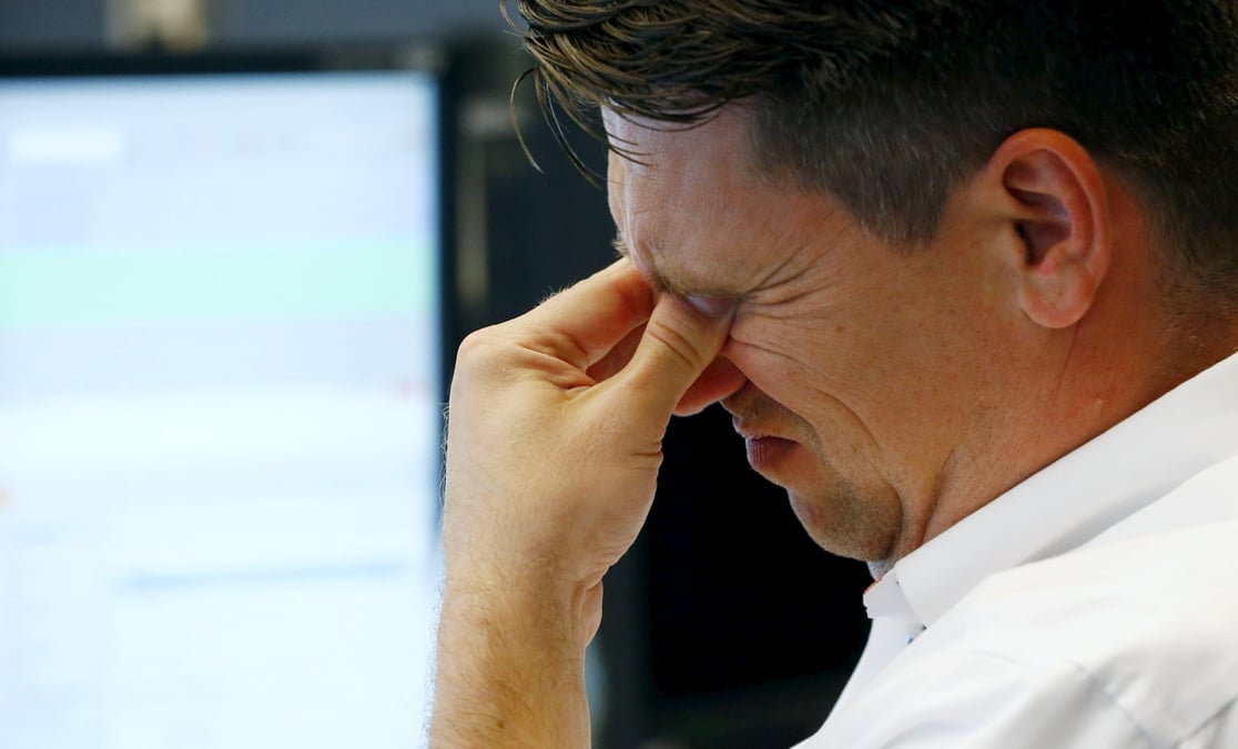 Les Bourses chutent ce lundi.