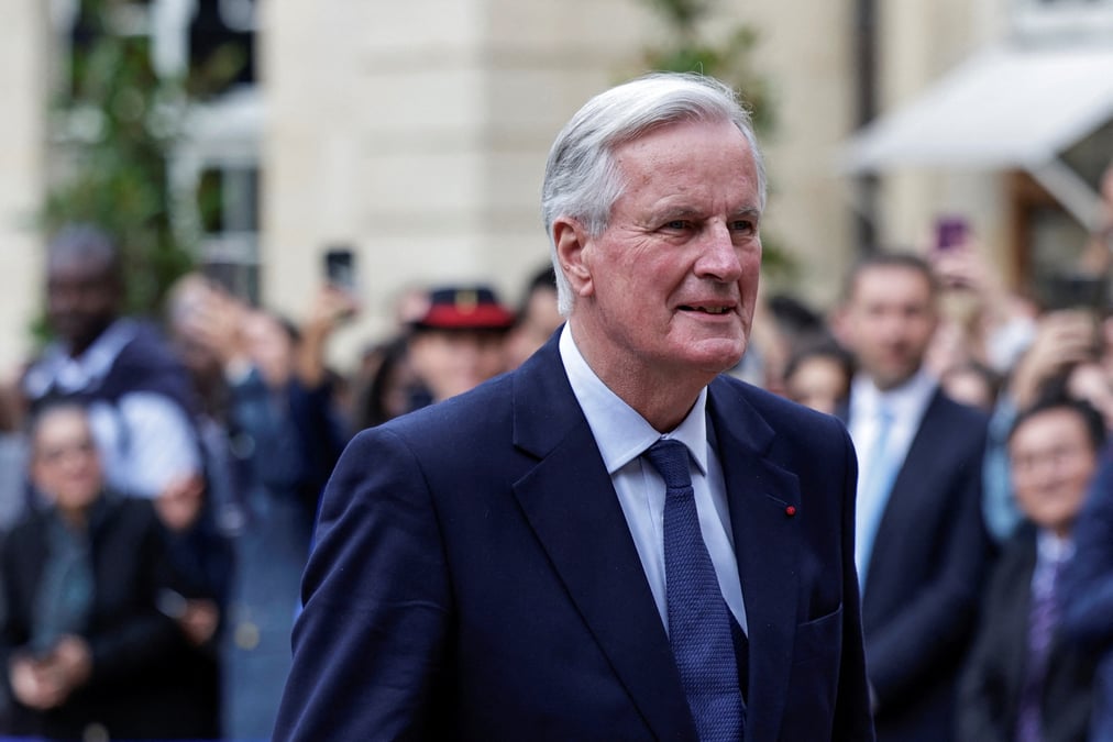 Le premier ministre michel barnier a paris