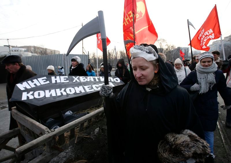 Manifestations en Russie contre la réforme du système de santé