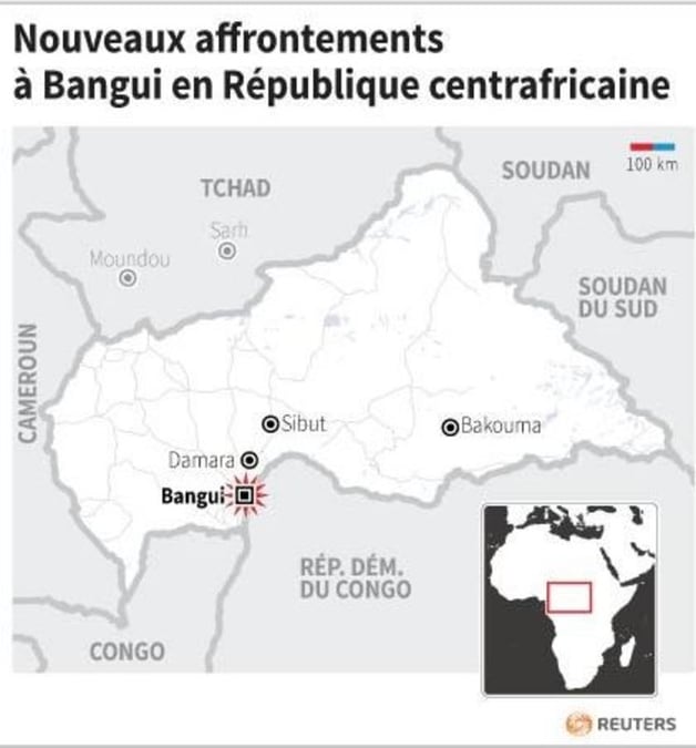 Nouveaux affrontements a bangui en republique centrafricaine
