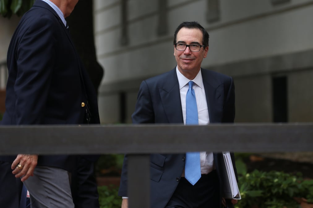 Commerce: mnuchin dit qu'il ira bientot negocier a pekin